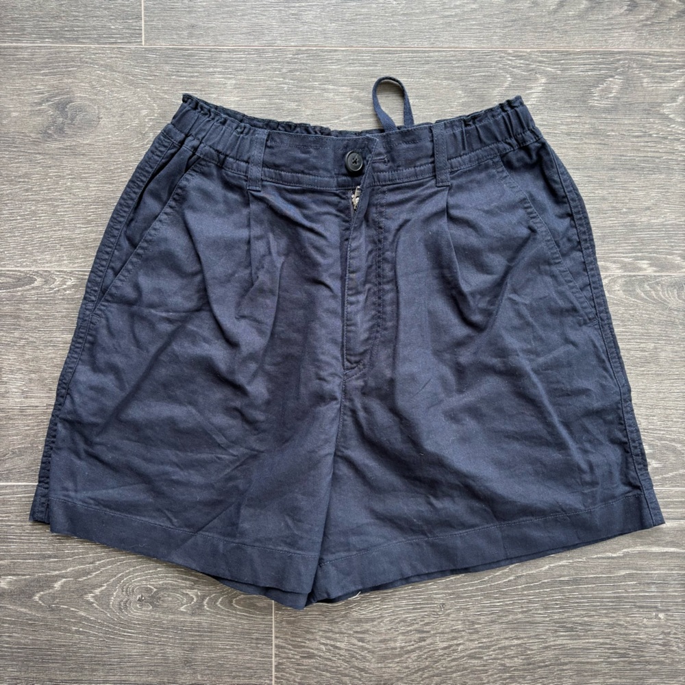 Uniqlo Linen Navy Shorts